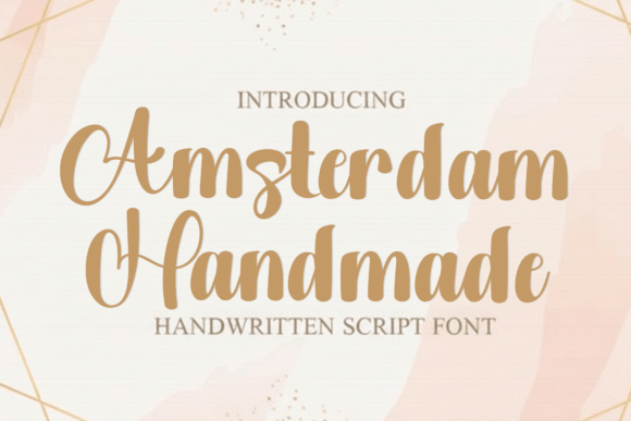 Amsterdam Handmade Font for Festive Campaigns