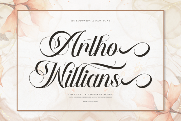 Artho Willians Font: Elevate Your Handmade Brand