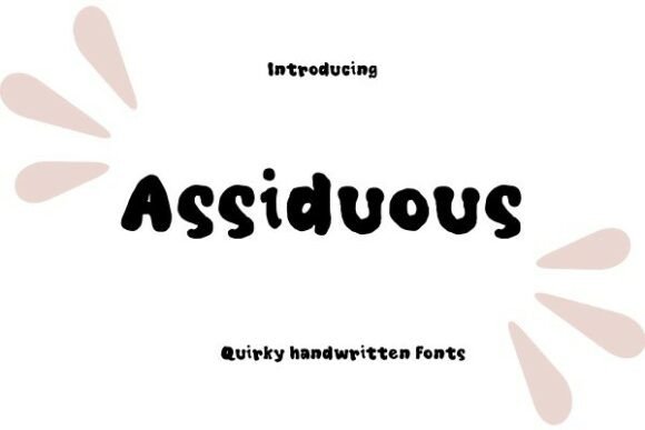 Assiduous: A Bold, Organic Typeface for Digital Design