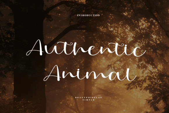 Authentic Animal: A Handwritten Font for Editorial Design