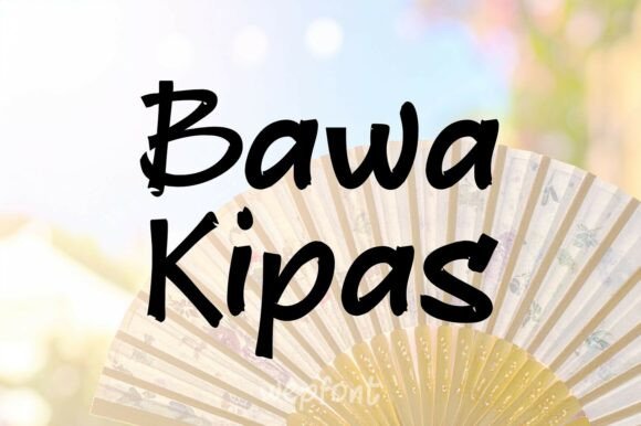 Bawa Kipas: A Playful Script Font for Web Design