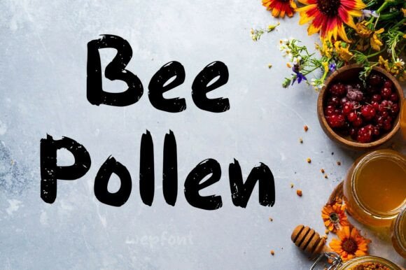 Bee Pollen: A Friendly Script Font for Small Business Branding