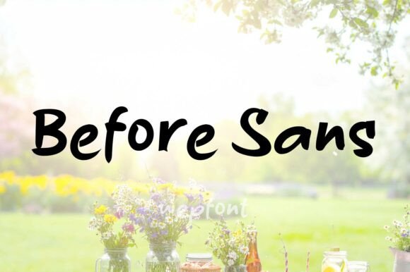 Before Sans: A Friendly Typeface for Modern Branding