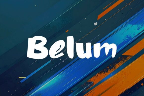 Belum: A Bold Display Font for Modern Web Design