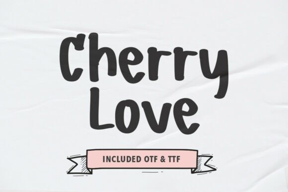 Cherry Love Font: A Sweet Typeface for Branding