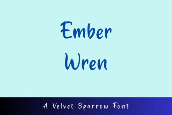 Ember Wren: A Warm Handwritten Font for Makers