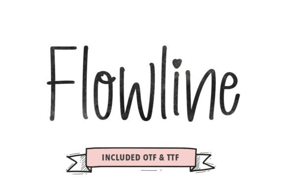 Flowline: A Hand-Sketched Brush Font for Makers