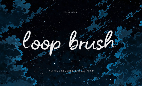 Loopbrush Font: Elevating Web Design with Handcrafted Style