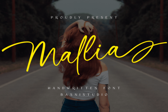 Mallia: A Handcrafted Script Font for Makers