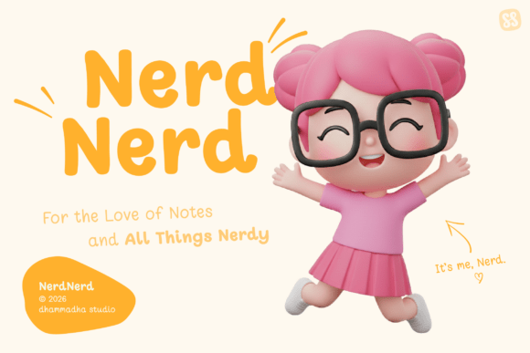 Nerd Nerd: A Script Font for Modern Web Design
