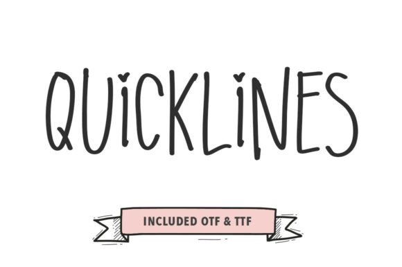Quicklines Font Review: Bold Brush Style for Brands