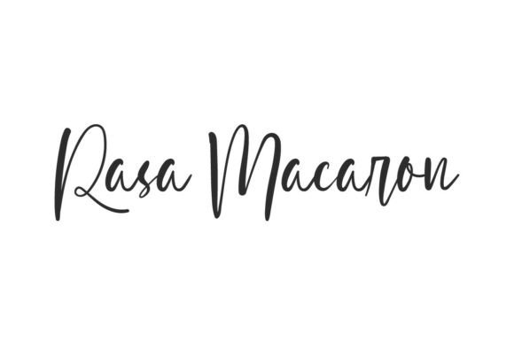 Rasa Macaron: A Sweet Handwritten Typeface for Editorial Design