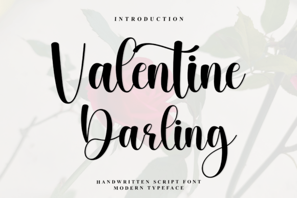Valentine Darling: A Refined Script Font for Editors