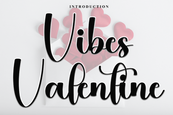 Vibes Valentine Font for Handmade Makers