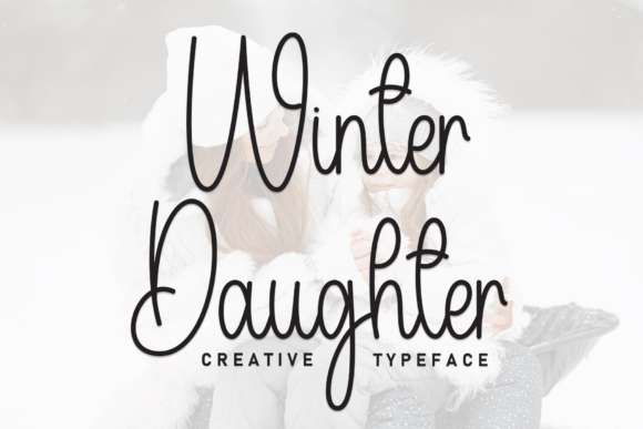 Winter Daughter Font for Small Business Branding